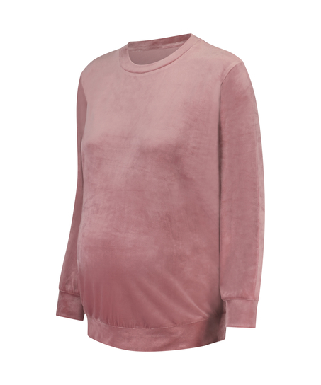 Top de grossesse en velours, Rose