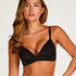 Soutien-gorge sans armatures préformé Mona, Noir