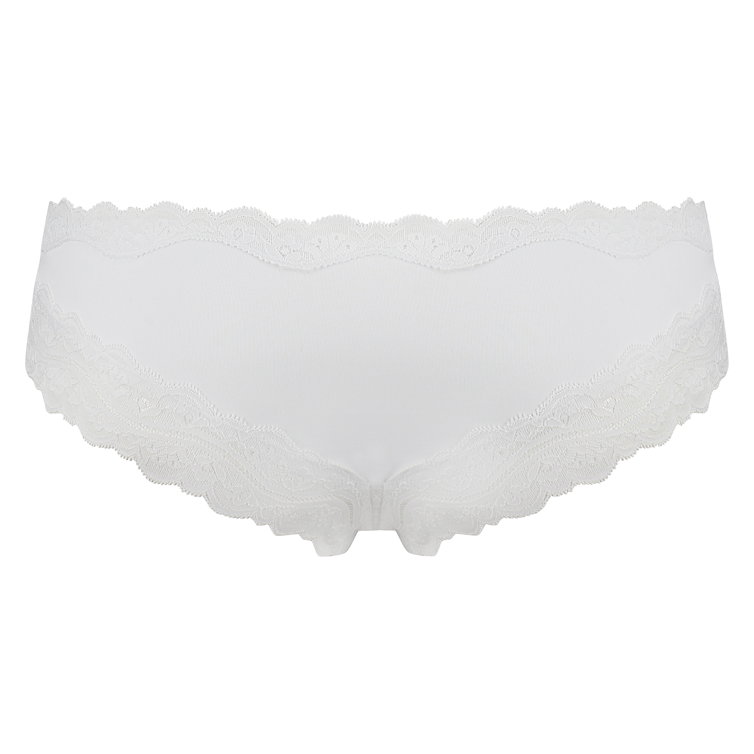 Slip brésilien micro, Blanc, main