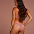 Slip brésilien taille haute Cecile, Rose