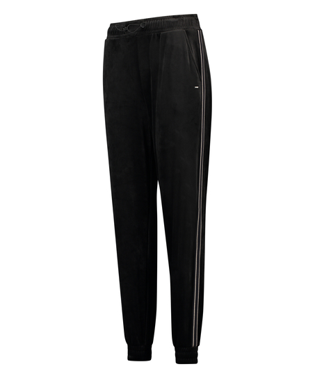 Pantalon de sport Velours HKMX, Noir