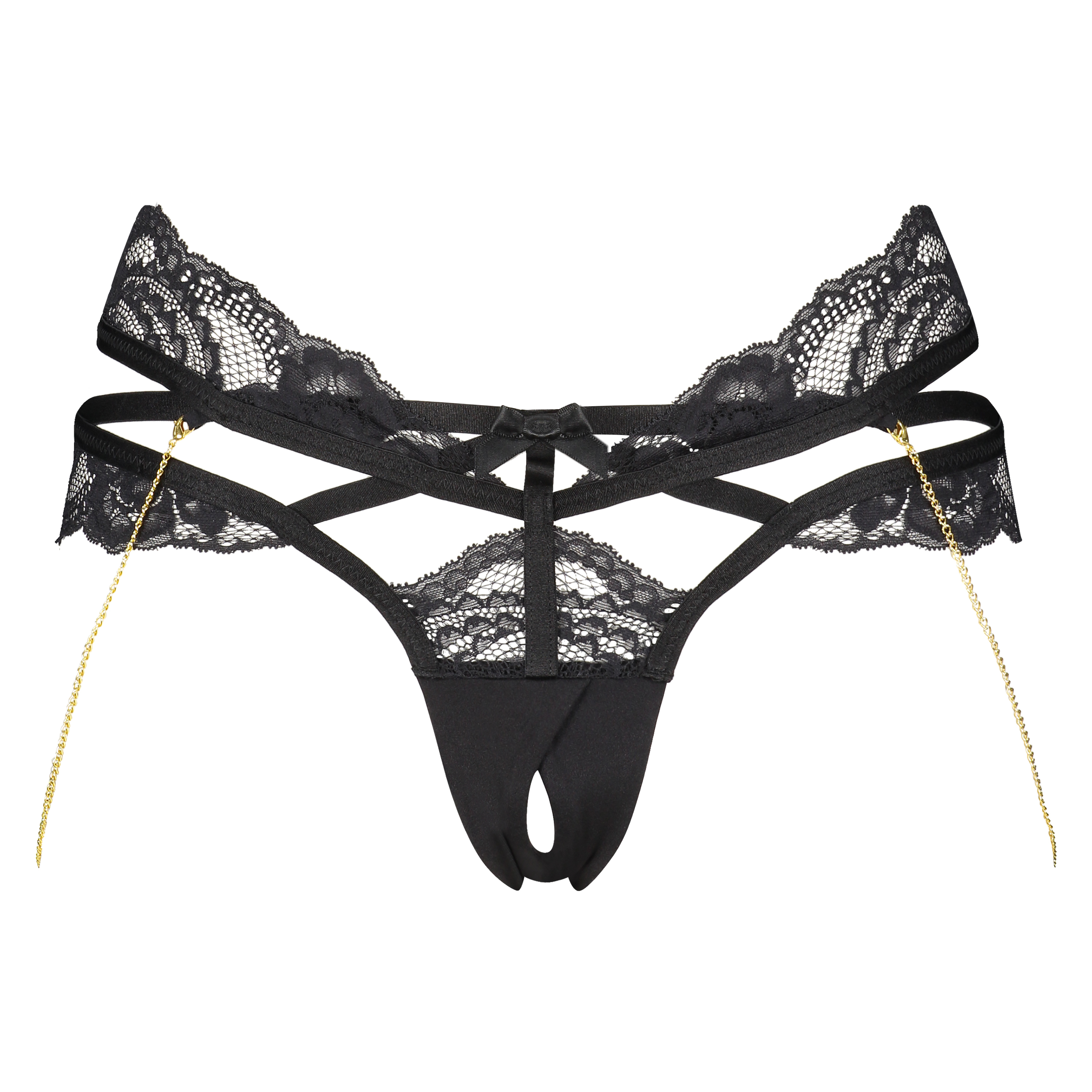 Slip brésilien Genesis, Noir, main