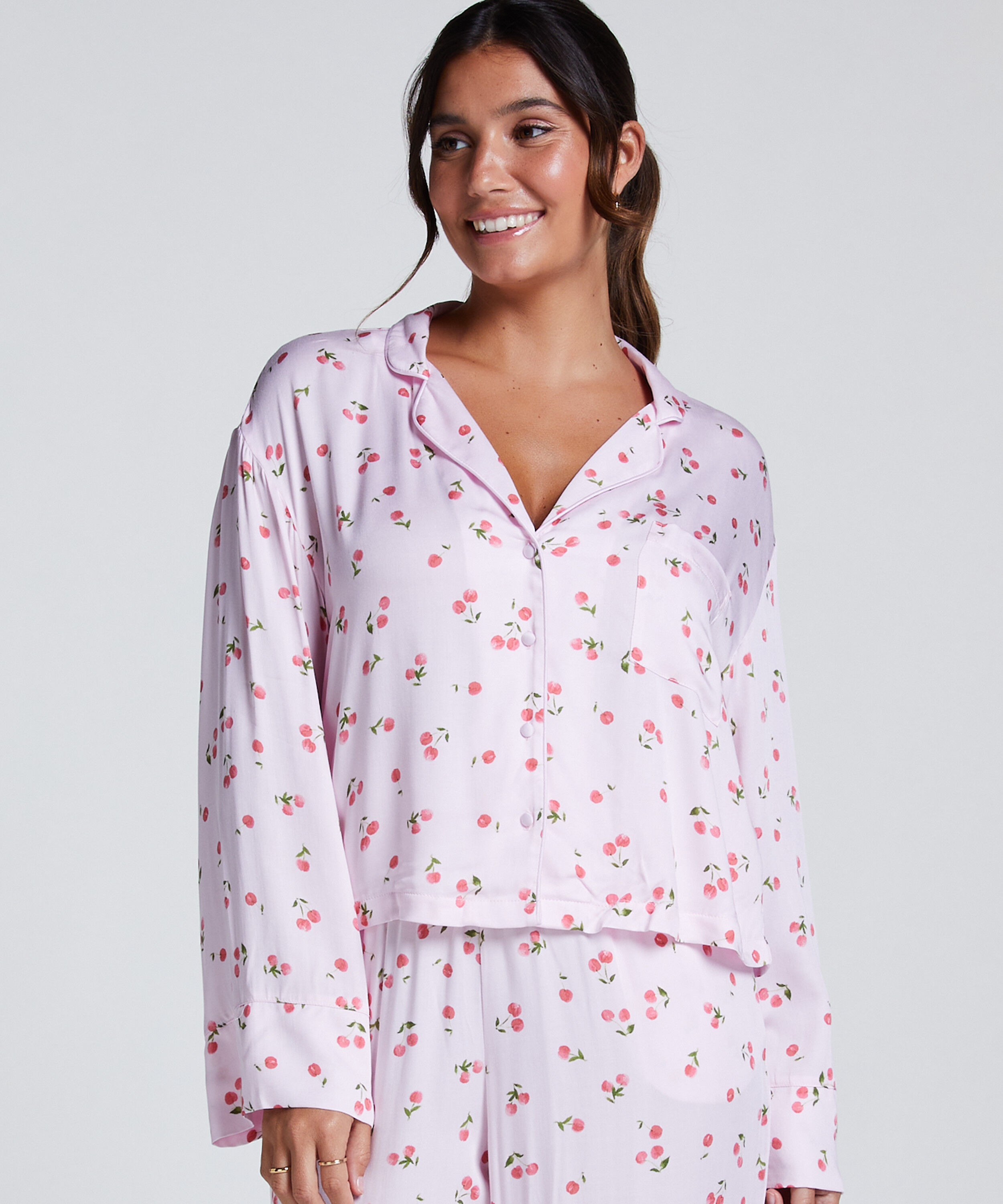 Veste à manches longues Satin, Rose