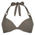 Haut de bikini &agrave; armatures &agrave; effet push-up pr&eacute;form&eacute; Fango Taille A - E, marron