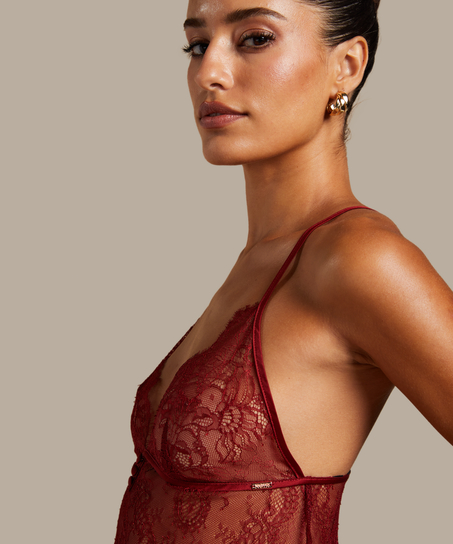 Camisole Lace Delphine, Rouge