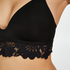 Soutien-gorge push-up préformé sans armatures Evey, Noir