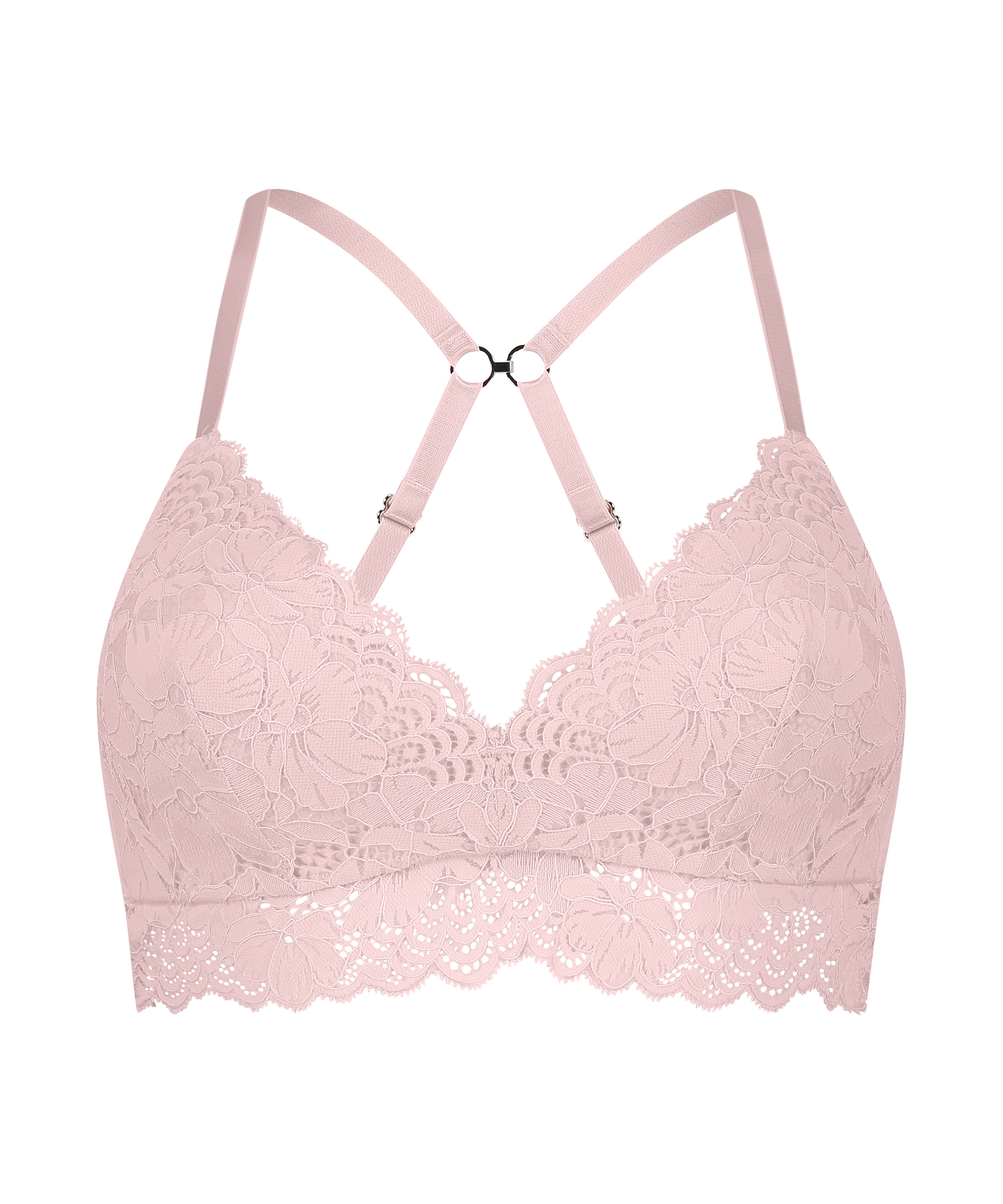 Soutien-gorge sans armatures préformé Andrea, Rose, main