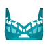 Soutien-gorge à armatures non-préformé Sting, Bleu