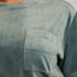 Top Velours Pocket, Vert