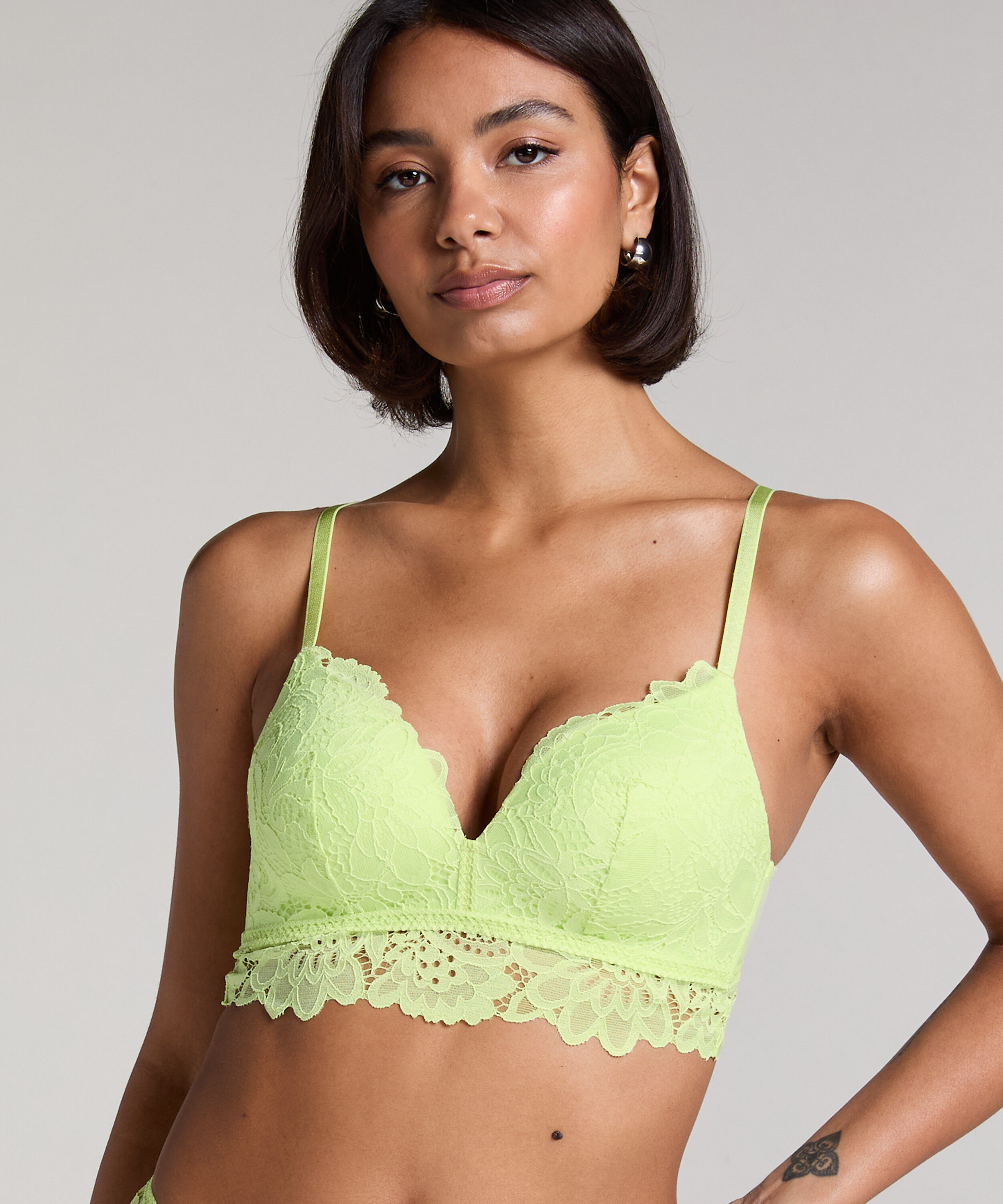 Soutien-gorge préformé sans armatures longline Shiloh, Vert Soutien-gorge préformé sans armatures longline Shiloh, Vert