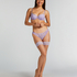 Bas Autofixants 15 Deniers Dentelle, Violet