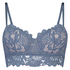 Soutien-gorge à armatures préformé longline Shiloh, Bleu