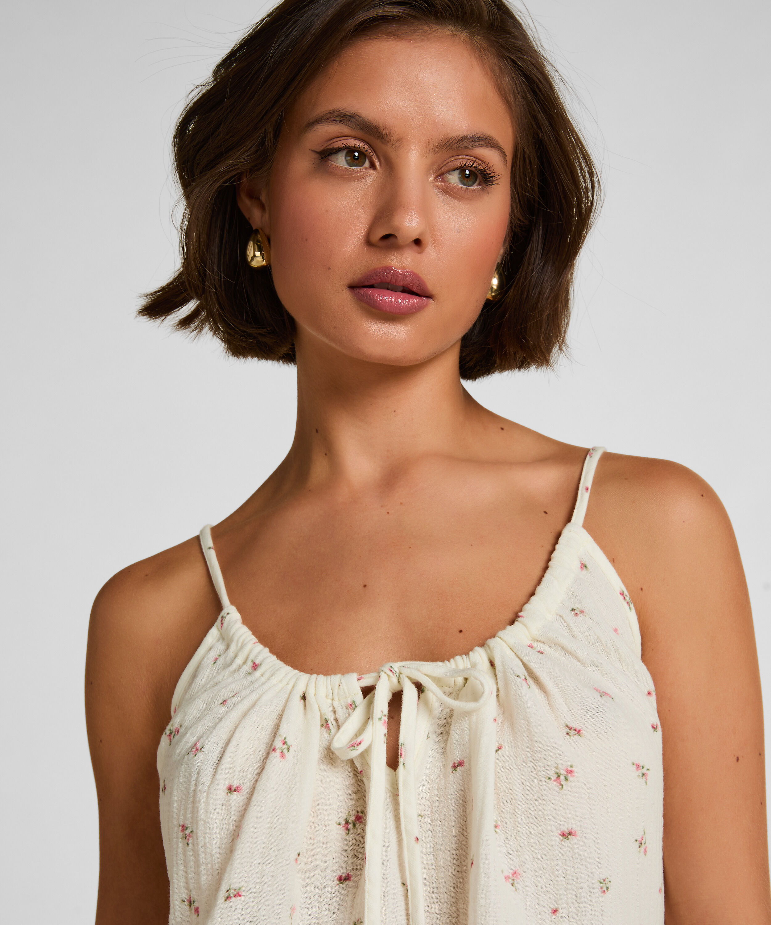 Nuisette en mousseline, Blanc Nuisette en mousseline, Blanc