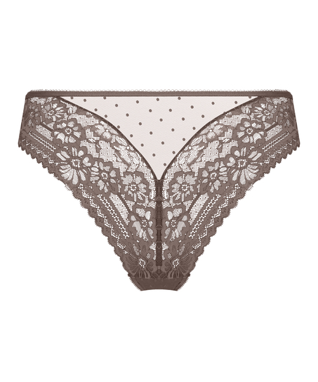 Slip brésilien Sylvie, marron