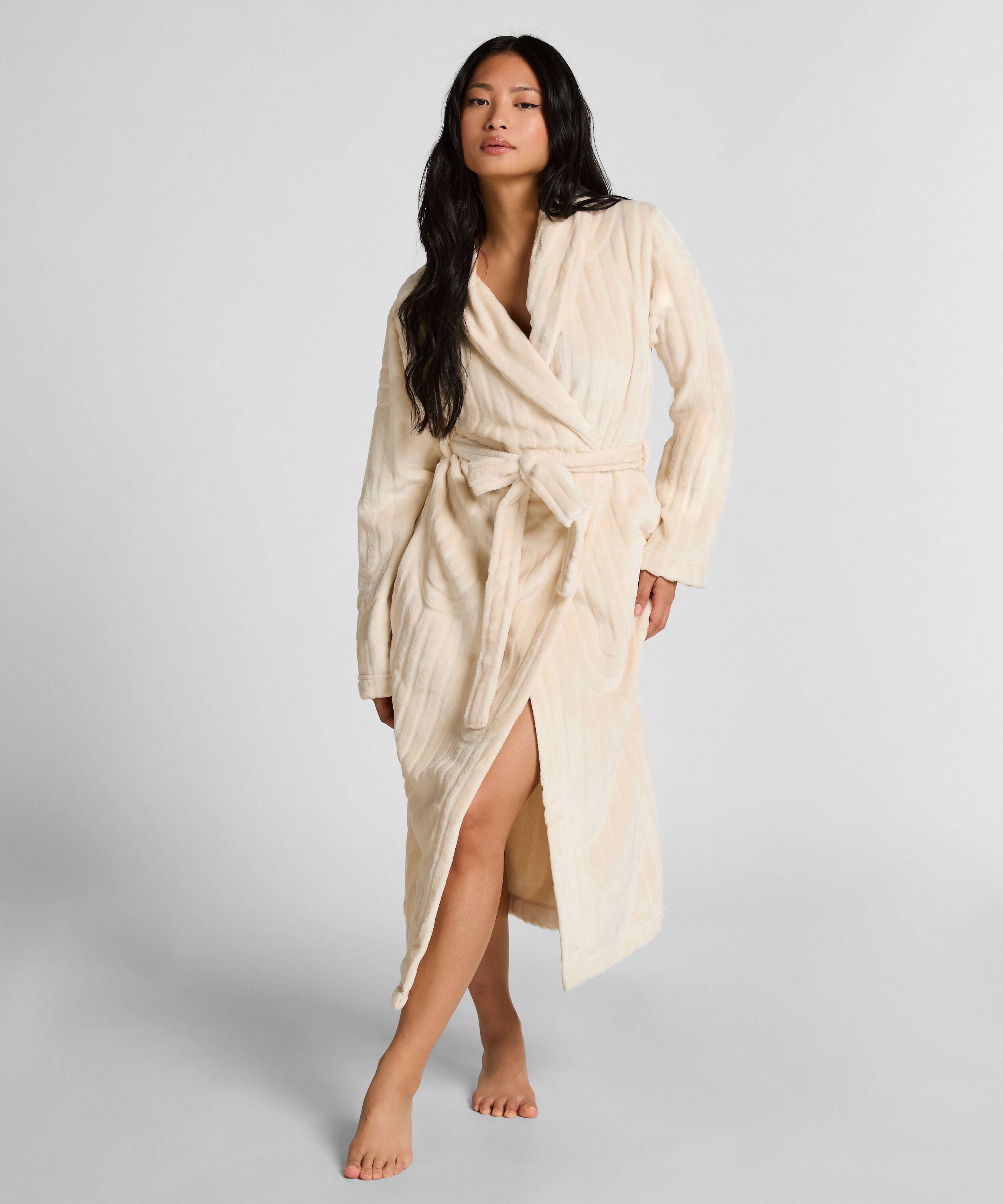 Robe de chambre longue en Fleece