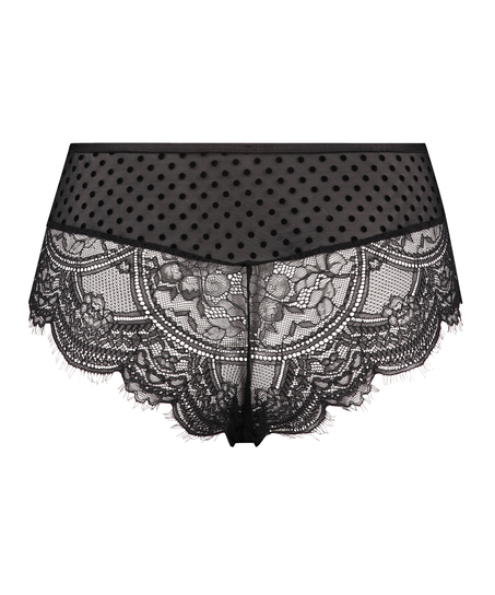 Slip brésilien Aylin Curvy, Noir