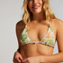 Haut de bikini triangle Tropics, Blanc