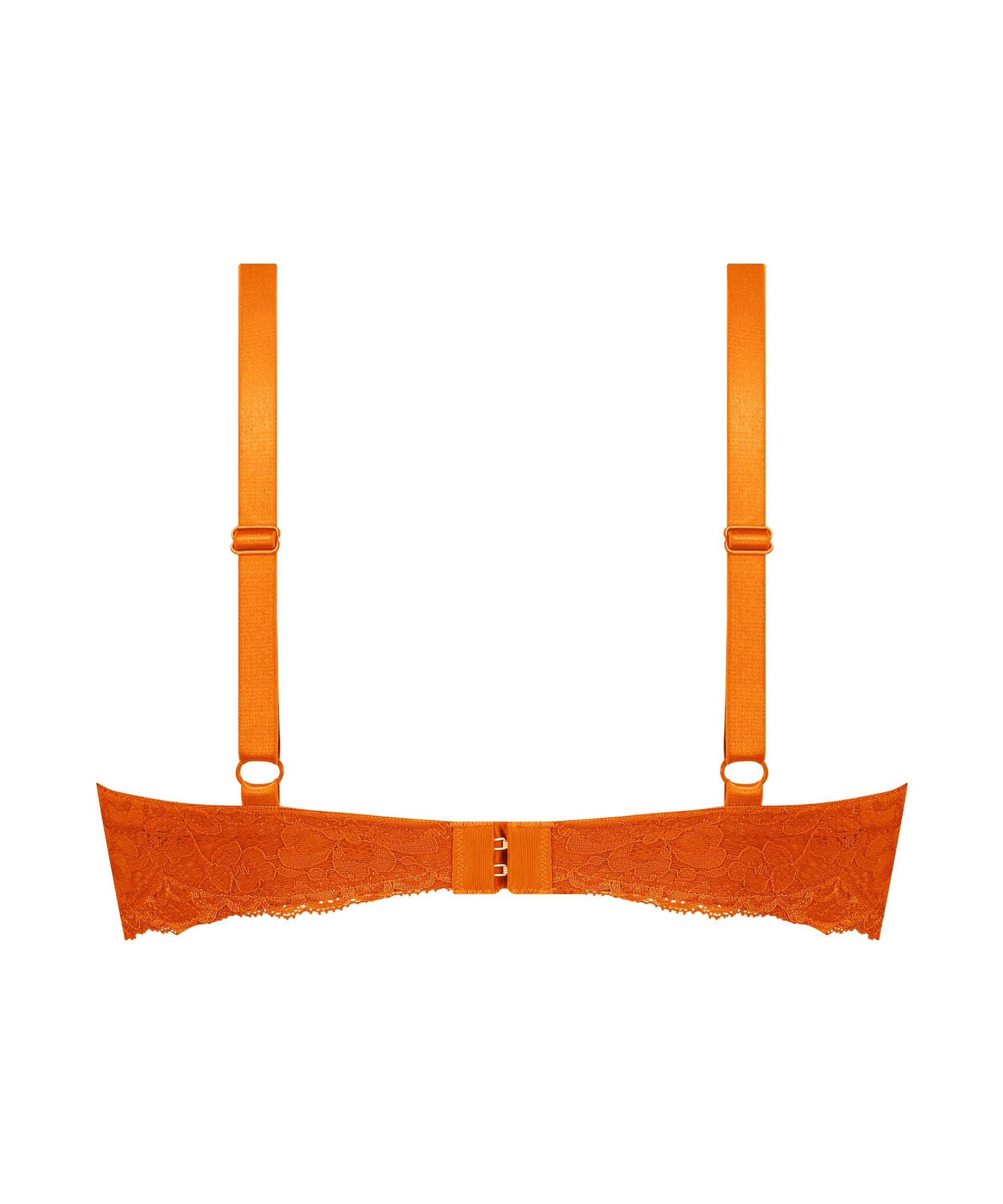 Soutien-gorge à armatures non-préformé Marine, Orange, main