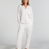 Haut de pyjama Flanel Essentials, Blanc