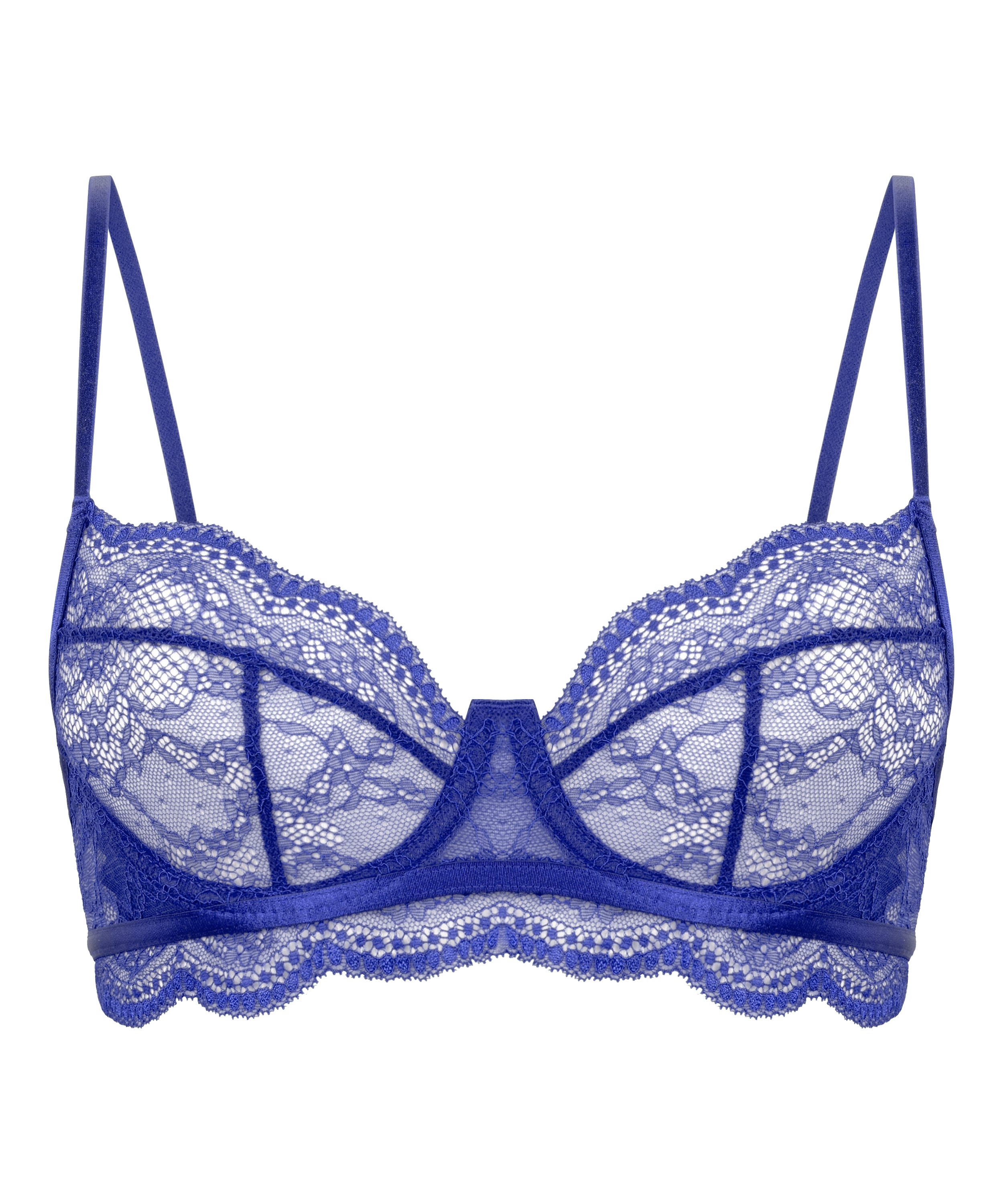 Soutien-gorge non-rembourré à armatures Isabelle, Bleu, main
