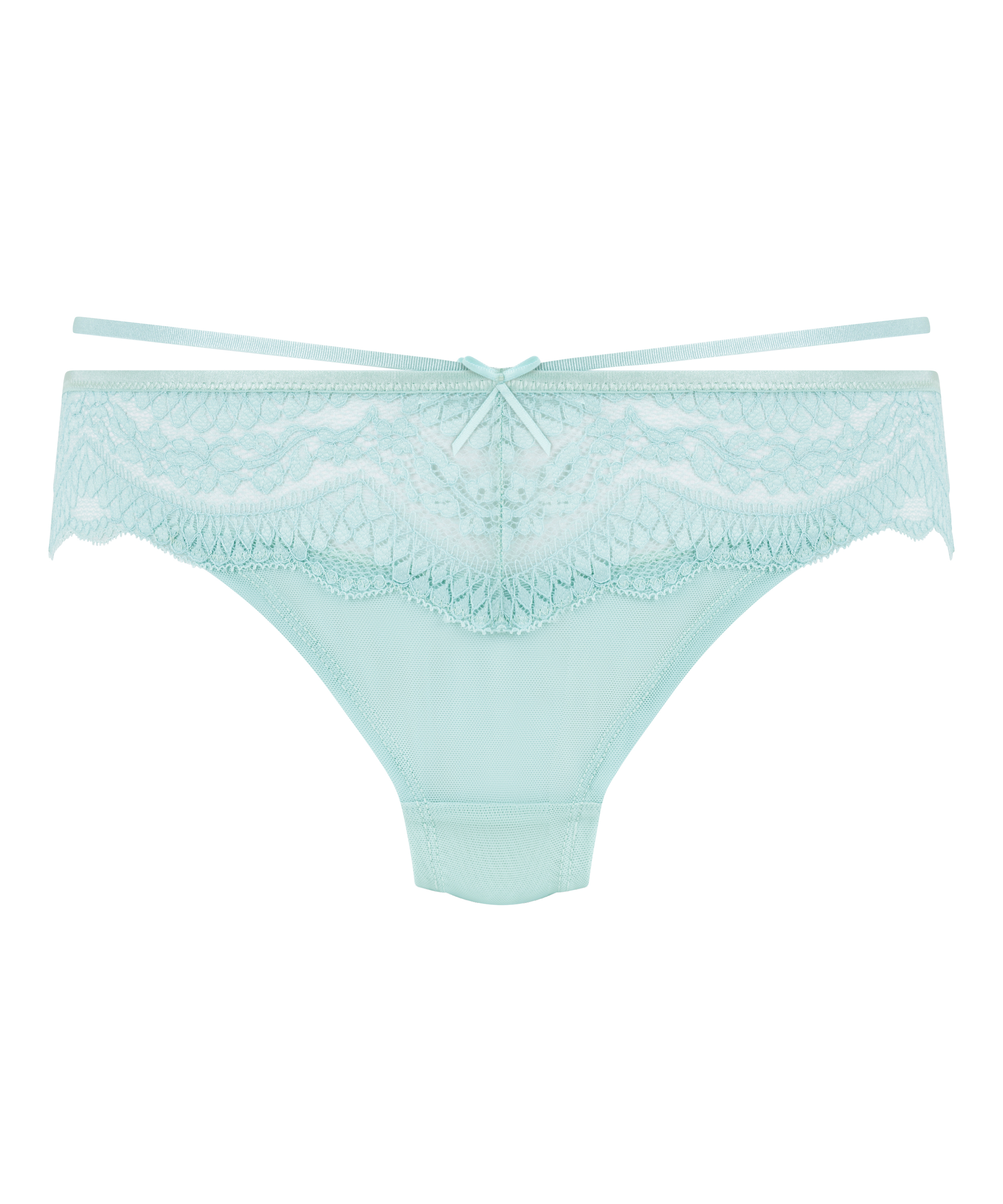 Slip brésilien Ashley, Bleu, main