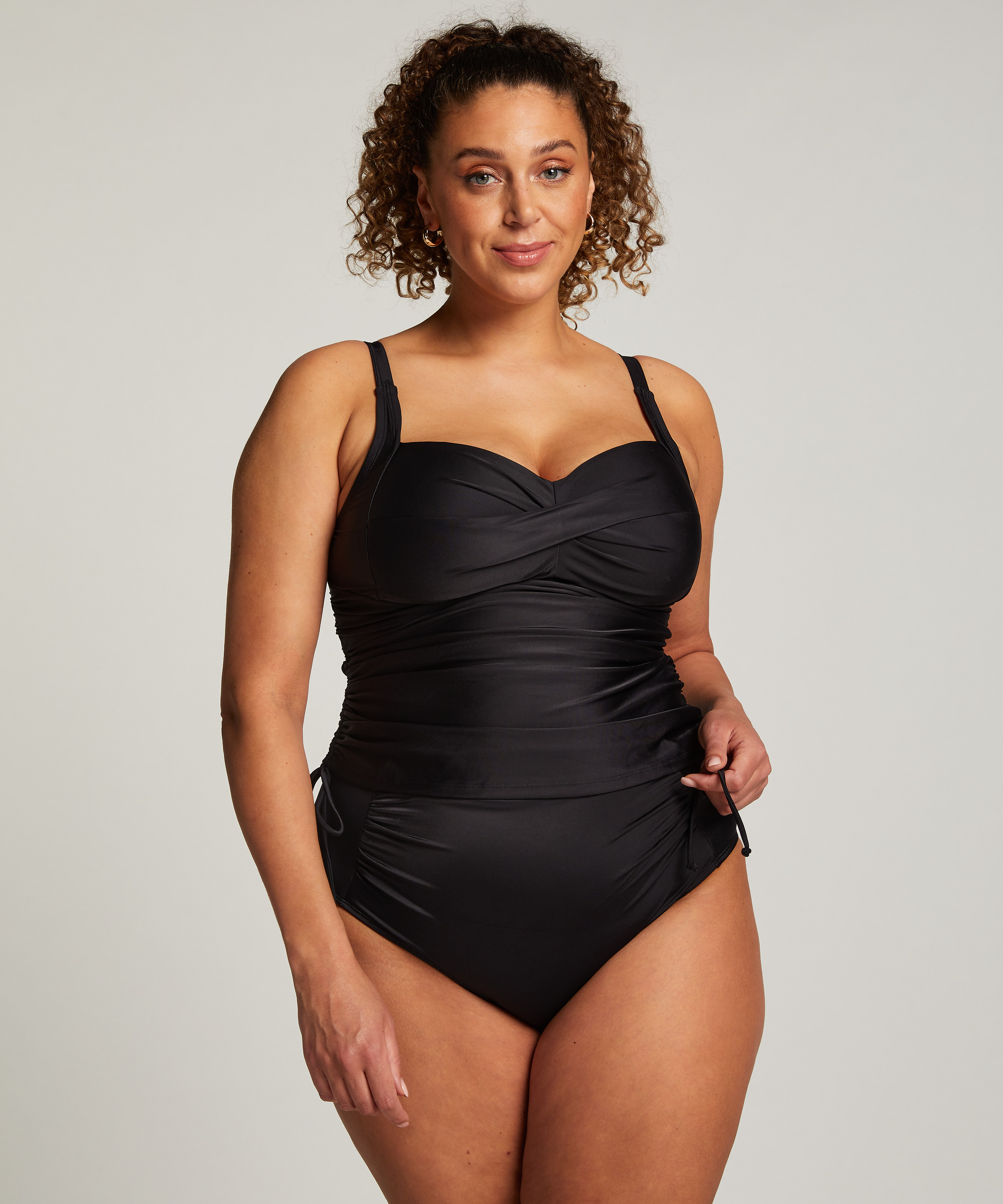 Shaping Tankini Luxe, Noir, main