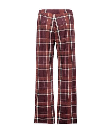 Tall Pantalon de pyjama Velours, Rouge