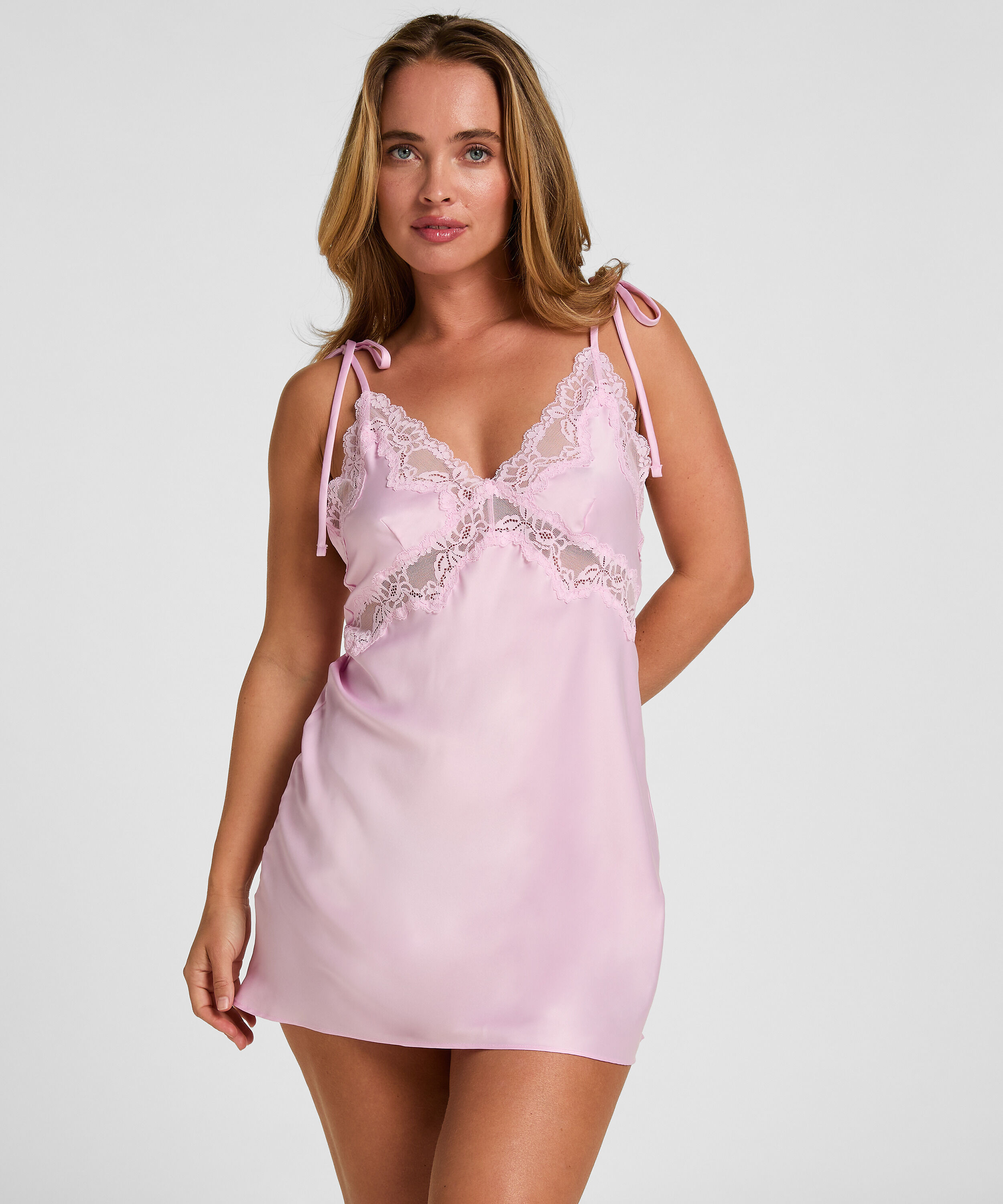 Slipdress Camelia, Rose