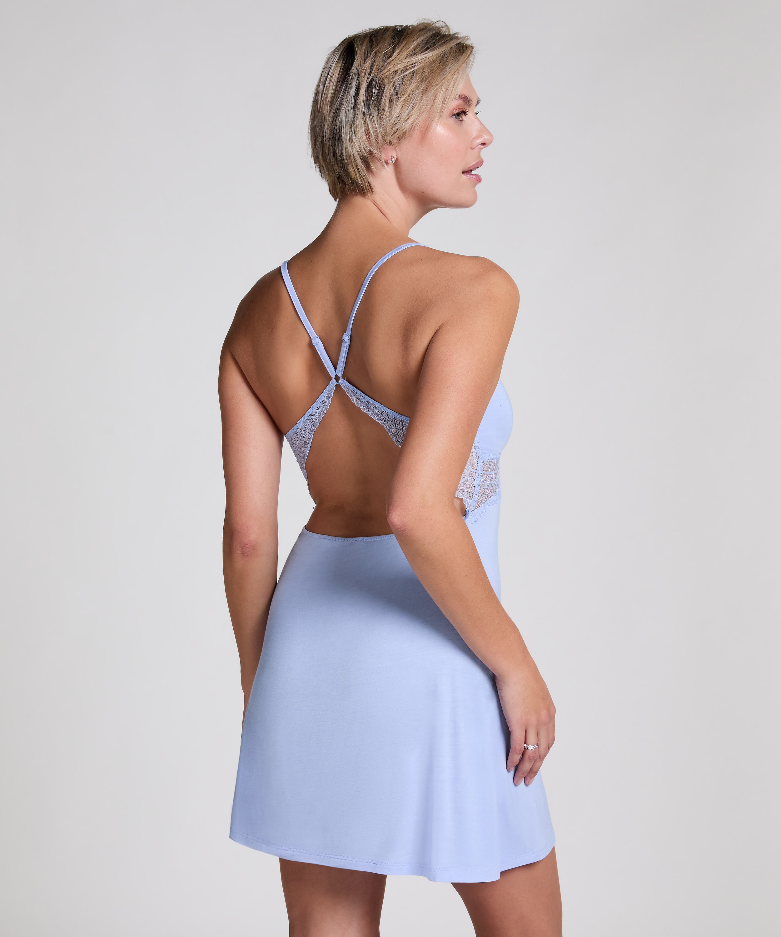 Nuisette Jersey Nova, Bleu, main