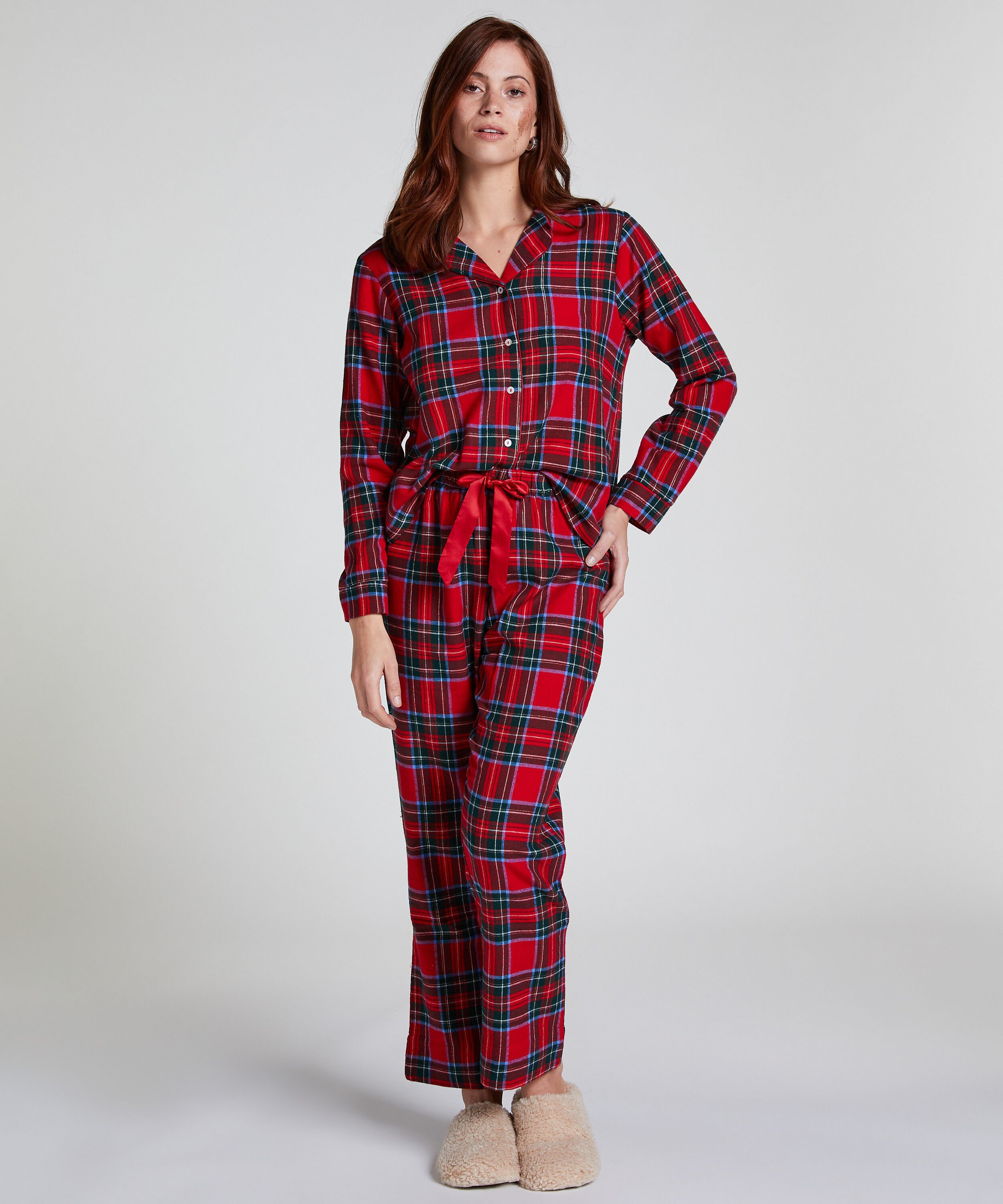 Ensemble pyjama Flannel, Rouge