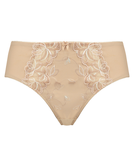 Slip taille haute Diva, Beige