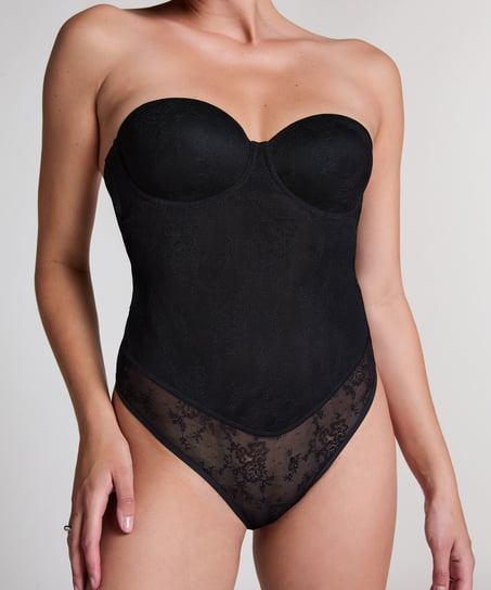 Body Shaping Lace, Noir