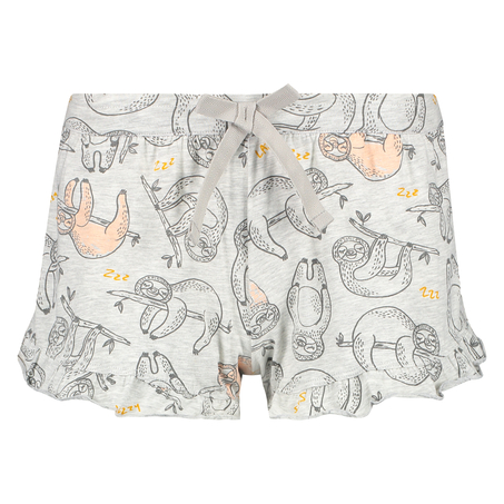 Short de pyjama Jersey, Gris