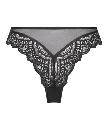 Slip br&eacute;silien Lotta, Noir