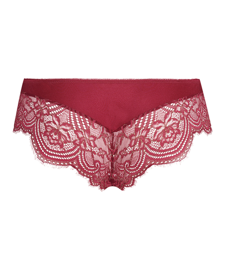 Slip brésilien short Selena, Rouge