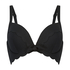 Haut de bikini préformé à armatures Scallop, Noir