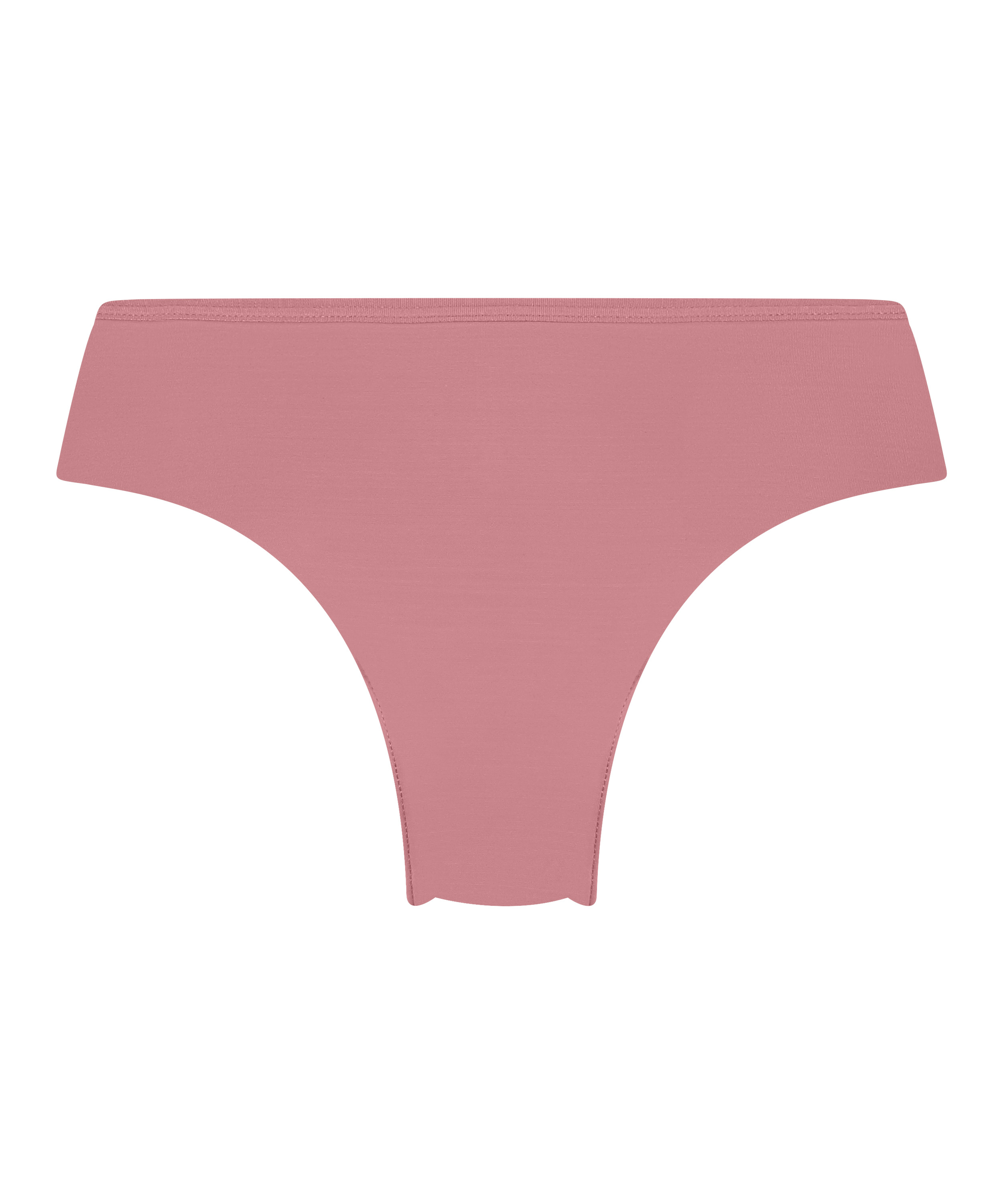 Slip brésilien Invisible Lace Back, Rose, main