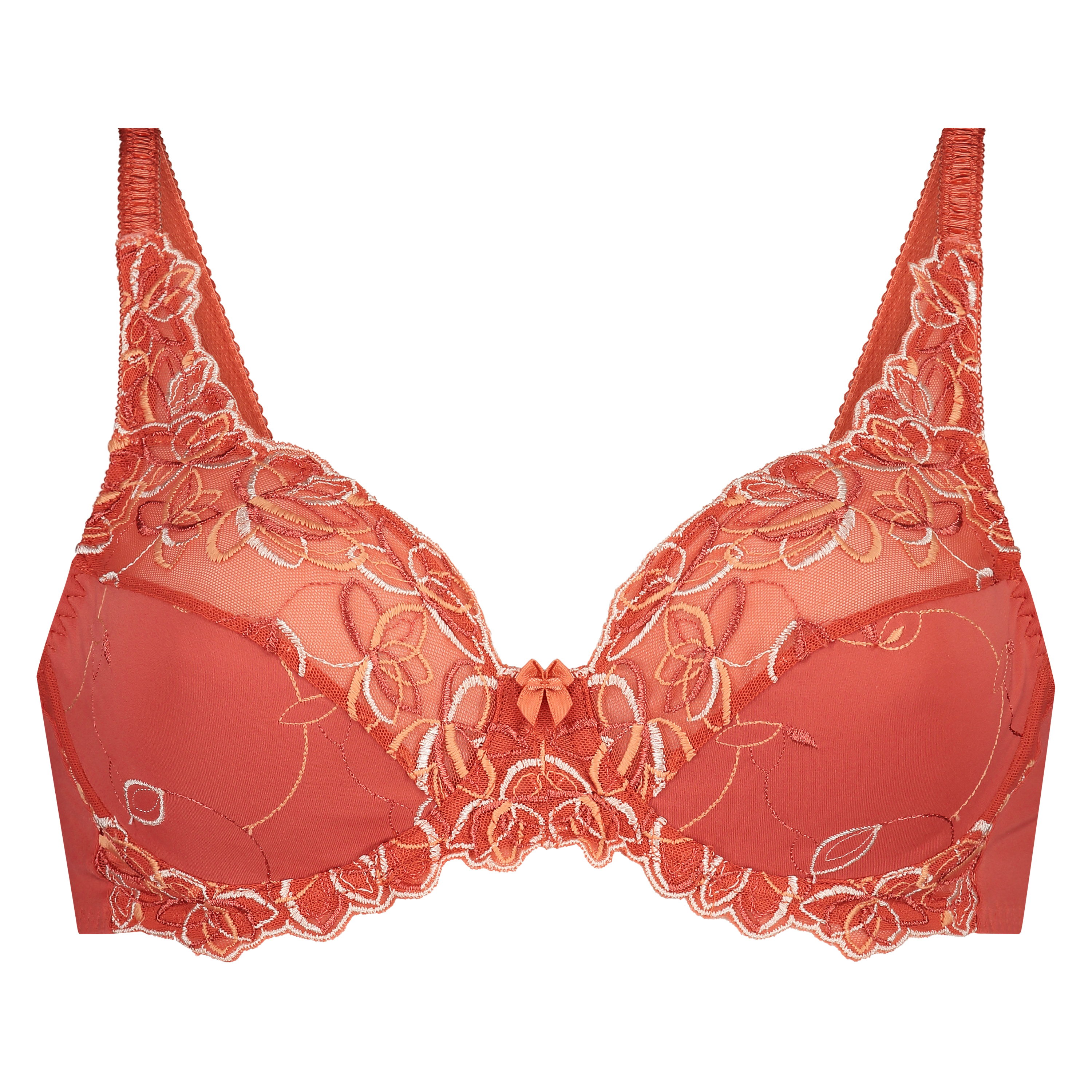 Soutien-gorge &agrave; armatures non-pr&eacute;form&eacute; Diva, Rouge, main