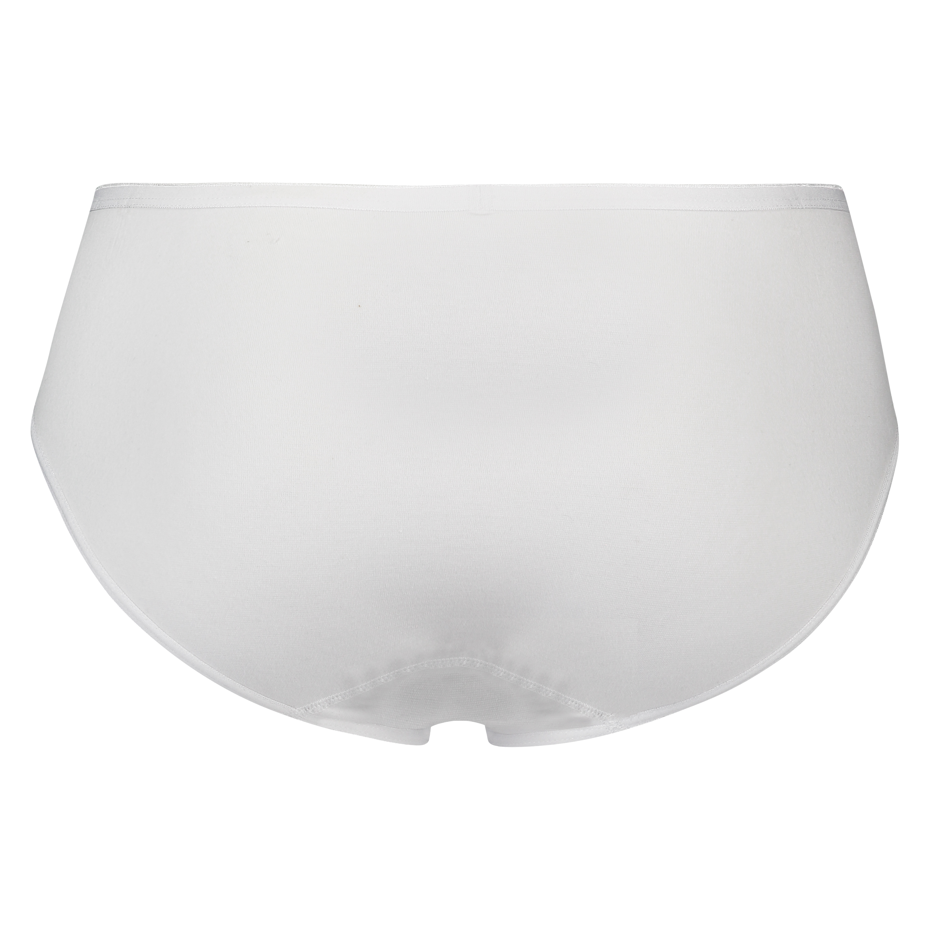 Super slip de bikini coton, Blanc, main