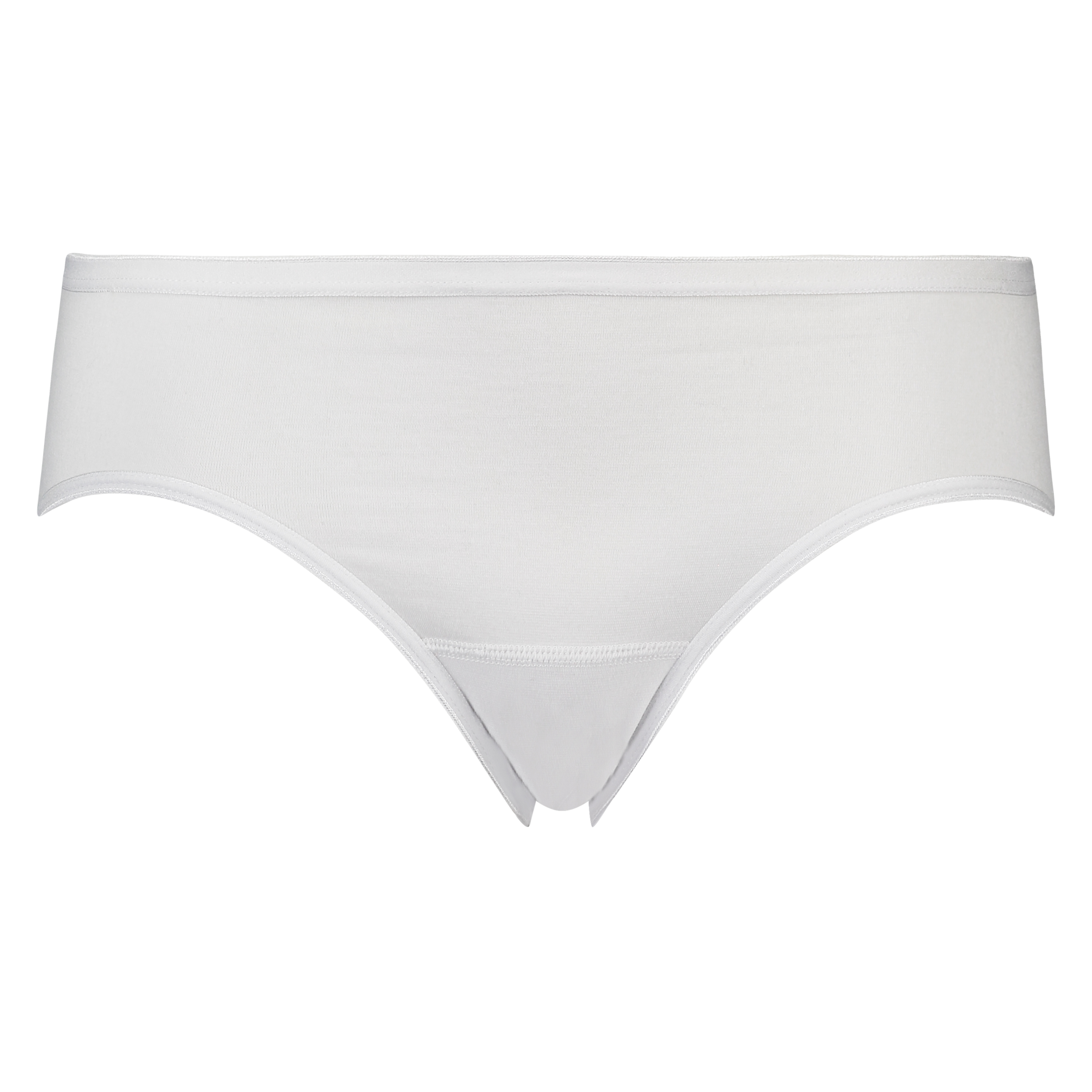 Super slip de bikini coton, Blanc, main